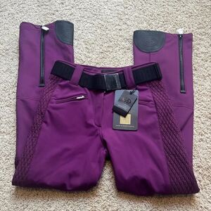 Goldbergh Brooke Pippa Ski Pants Purple Cherry NWT SIZE US 10 Waterproof